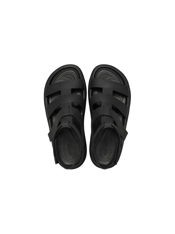 Сандалии brooklyn luxe gladiator sandals 'black' Crocs — изображение 4 из 4, черный