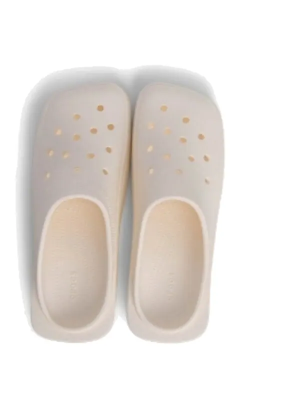 Тапочки classic blunt toe 'white' Crocs — изображение 3 из 4, белый