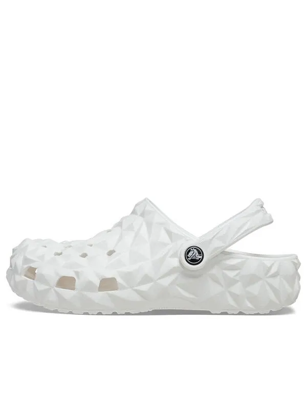 Сандалии classic geometric clog 'white' Crocs — изображение 1 из 4, белый