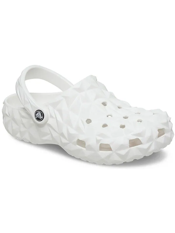 Сандалии classic geometric clog 'white' Crocs — изображение 3 из 4, белый