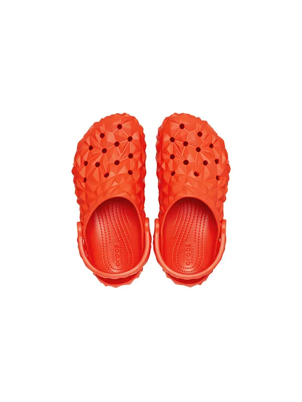 Кроссовки classic geometric clogs 'orange' Crocs — изображение 4 из 4, оранжевый