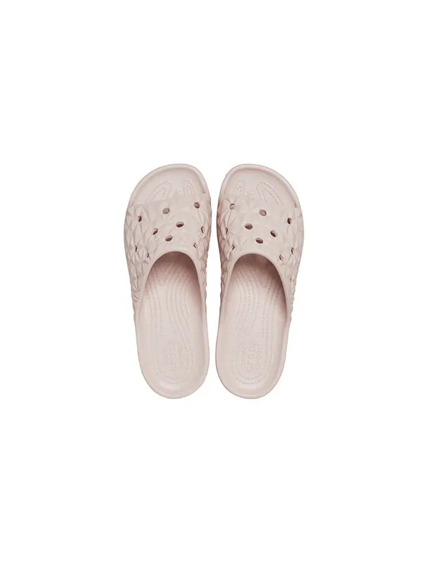 Тапочки classic platform slides 'pink' Crocs — изображение 4 из 4, розовый