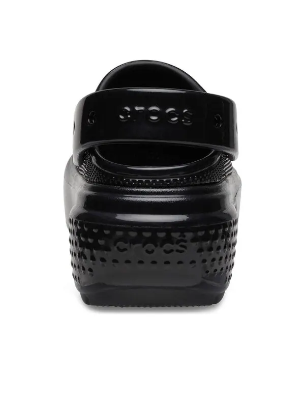 Кроссовки stomp high shine clog 'black' Crocs — изображение 3 из 3, черный