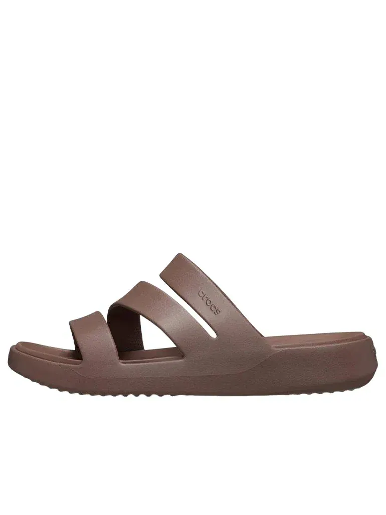 Шлепанцы Crocs Getaway Strappy 'Truffle' 209587-0LF — изображение 1 из 5, коричневый
