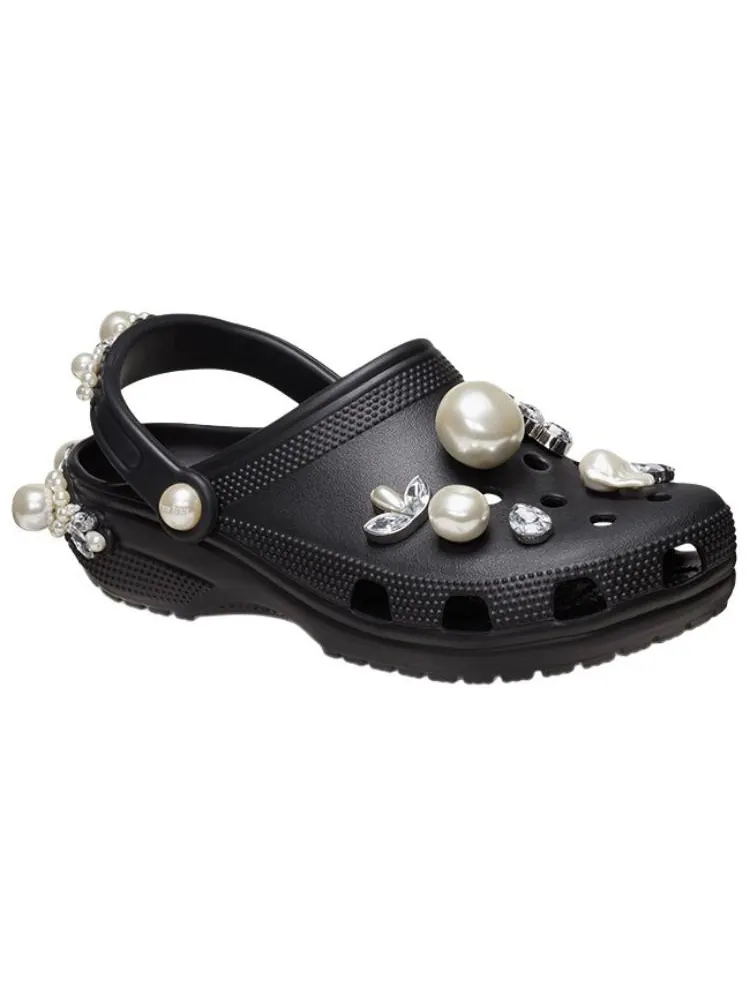 Сандалии Crocs x Simone Rocha Classic Clog 'Black' — изображение 3 из 6, черный
