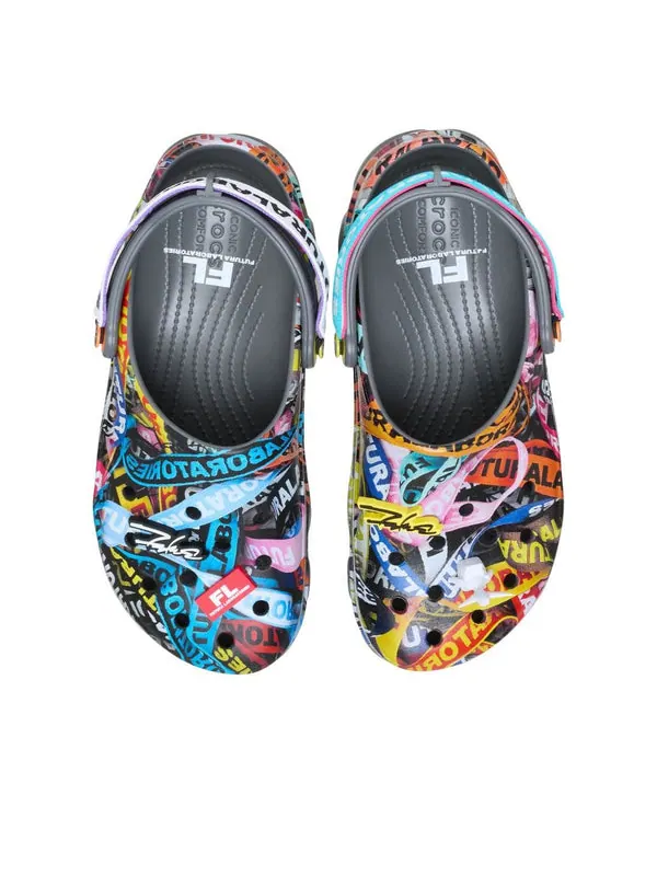 Сандалии x futura laboratories all-terrain clog Crocs — изображение 3 из 4, мульти