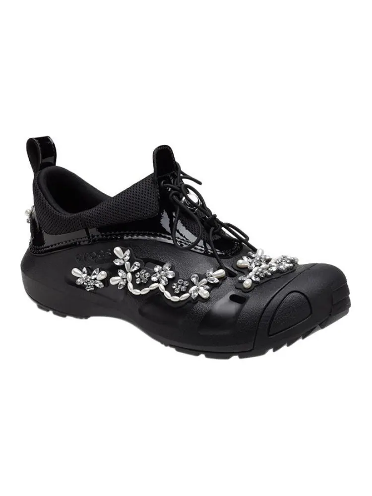 Кроссовки Crocs x Simone Rocha Quick Trail Low 'Black' — изображение 3 из 7, черный