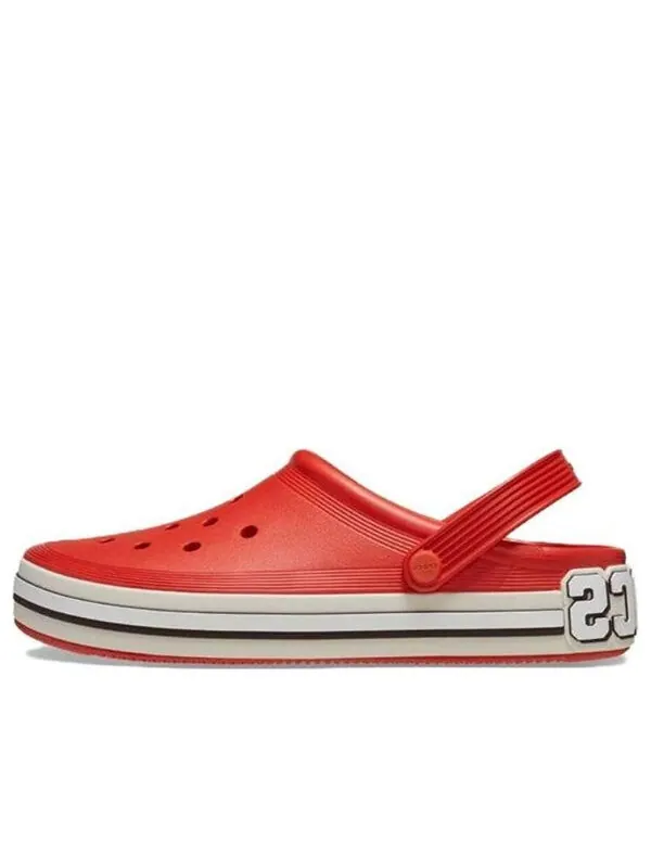 Кроссовки off court clogs 'red' Crocs — изображение 1 из 4, красный/белый