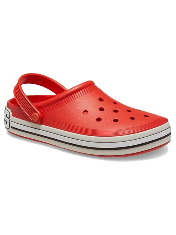 Кроссовки off court clogs 'red' Crocs — изображение 3 из 4, красный/белый