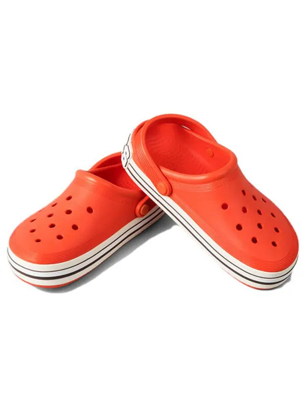 Кроссовки off court clogs 'red' Crocs — изображение 4 из 4, красный/белый