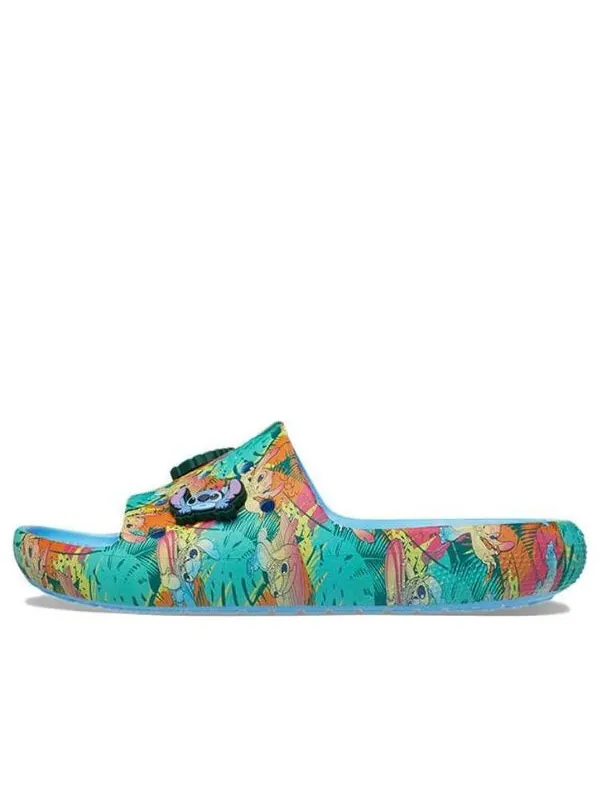 Тапочки x disney stitch classic slides 'blue multi' Crocs — изображение 1 из 4