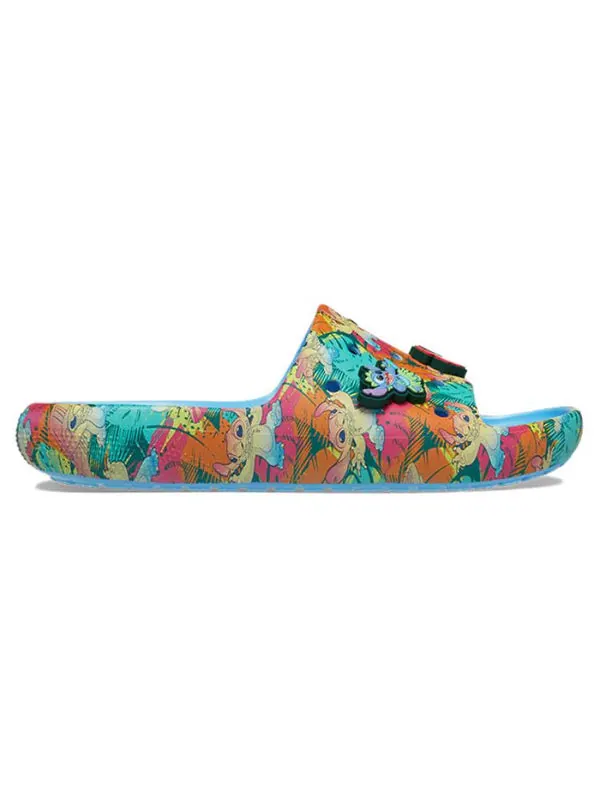 Тапочки x disney stitch classic slides 'blue multi' Crocs — изображение 2 из 4