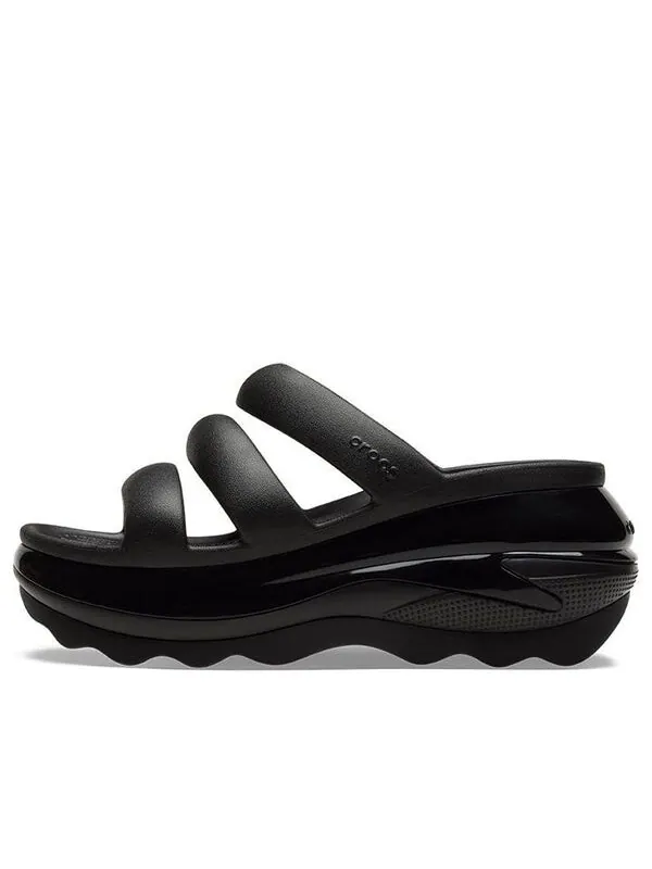 Сандалии mega crush triple strap 'black' Crocs — изображение 1 из 4, черный