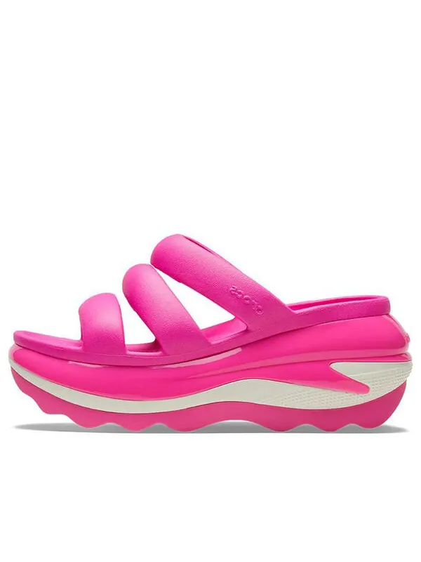 Сандалии mega crush triple strap 'pink' Crocs — изображение 1 из 4, розовый