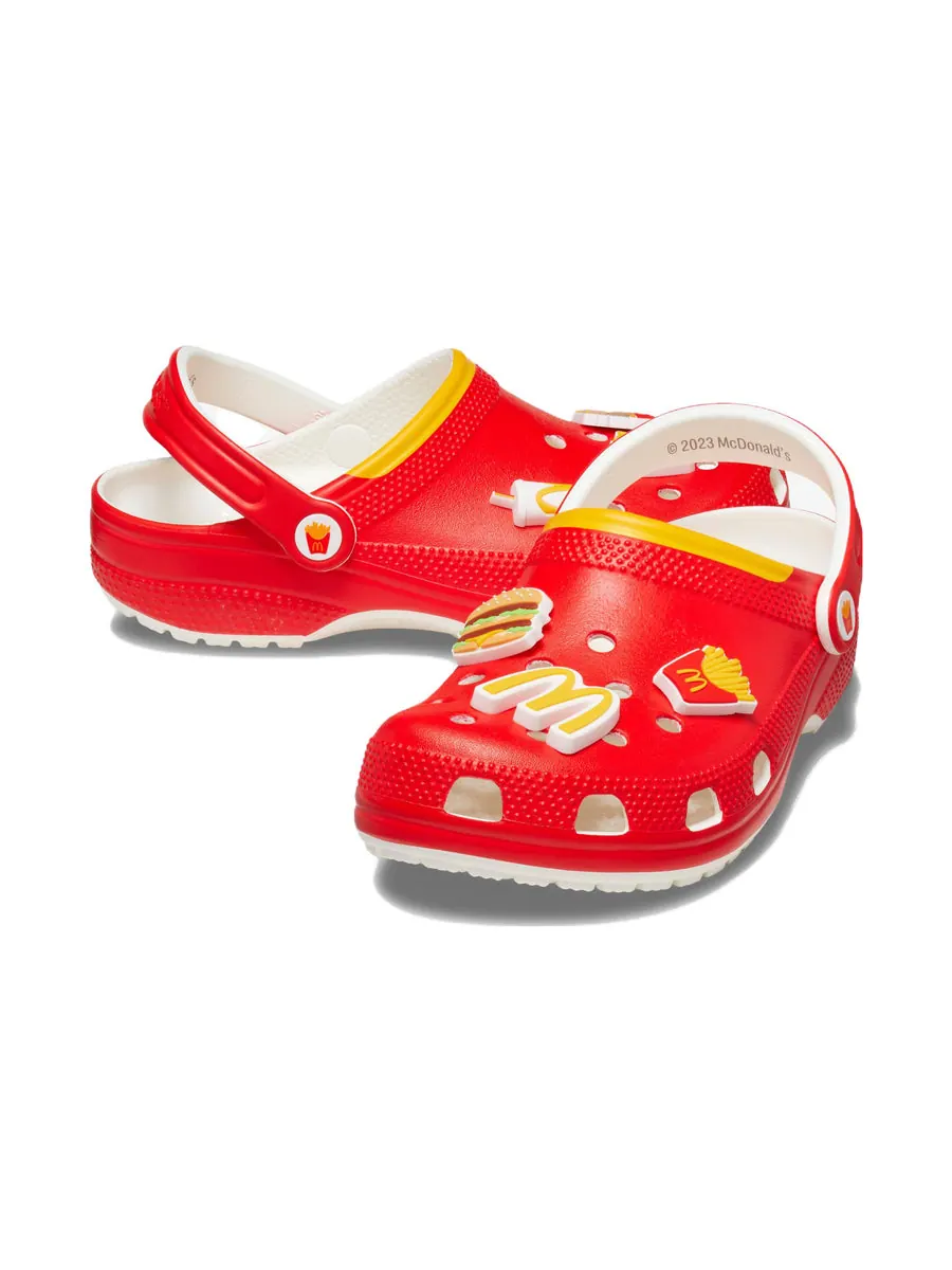 Сандалии Crocs Classic clog 'McDonald's' — изображение 5 из 7, красный