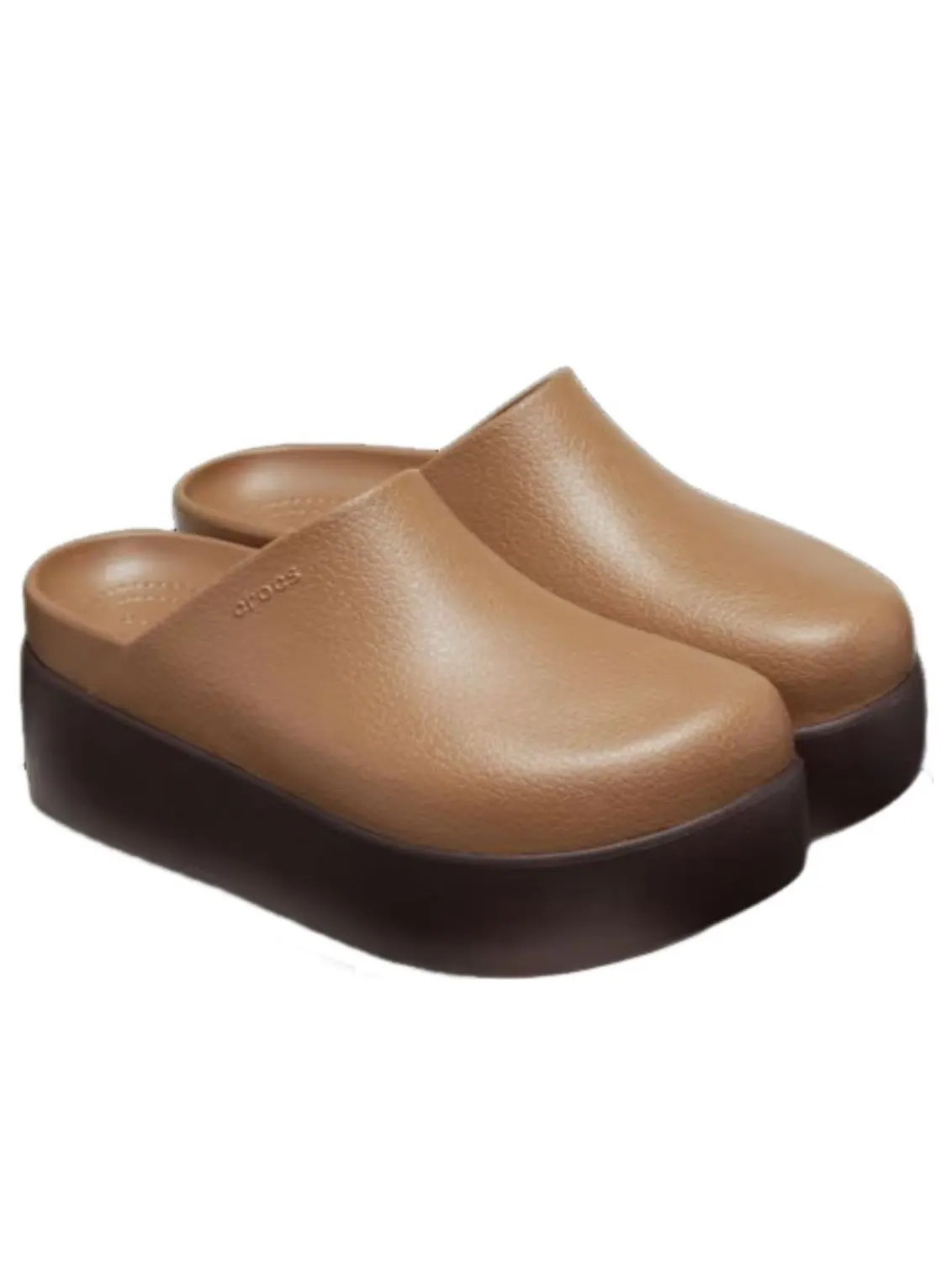 (WMNS) Crocs Dylan Platform Clog 'Sepia' — изображение 2 из 5, коричневый