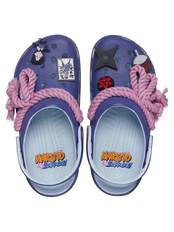 Сандалии x naruto shippuden classic clog 'sasuke' Crocs — изображение 3 из 4, фиолетовый