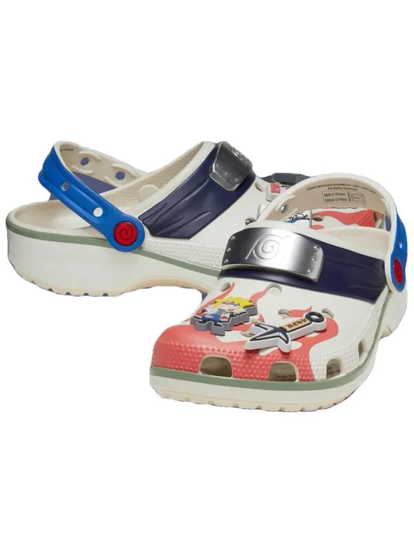 Сандалии x naruto shippuden classic clog 'minato namikaze' Crocs — изображение 4 из 4, бежевый/мульти