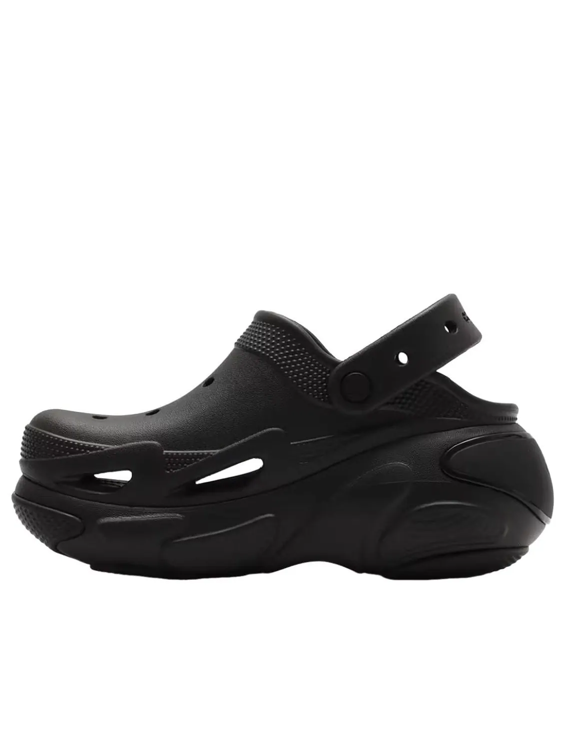 Crocs Bubble Crush Clog 'Triple Black' — изображение 1 из 6, черный