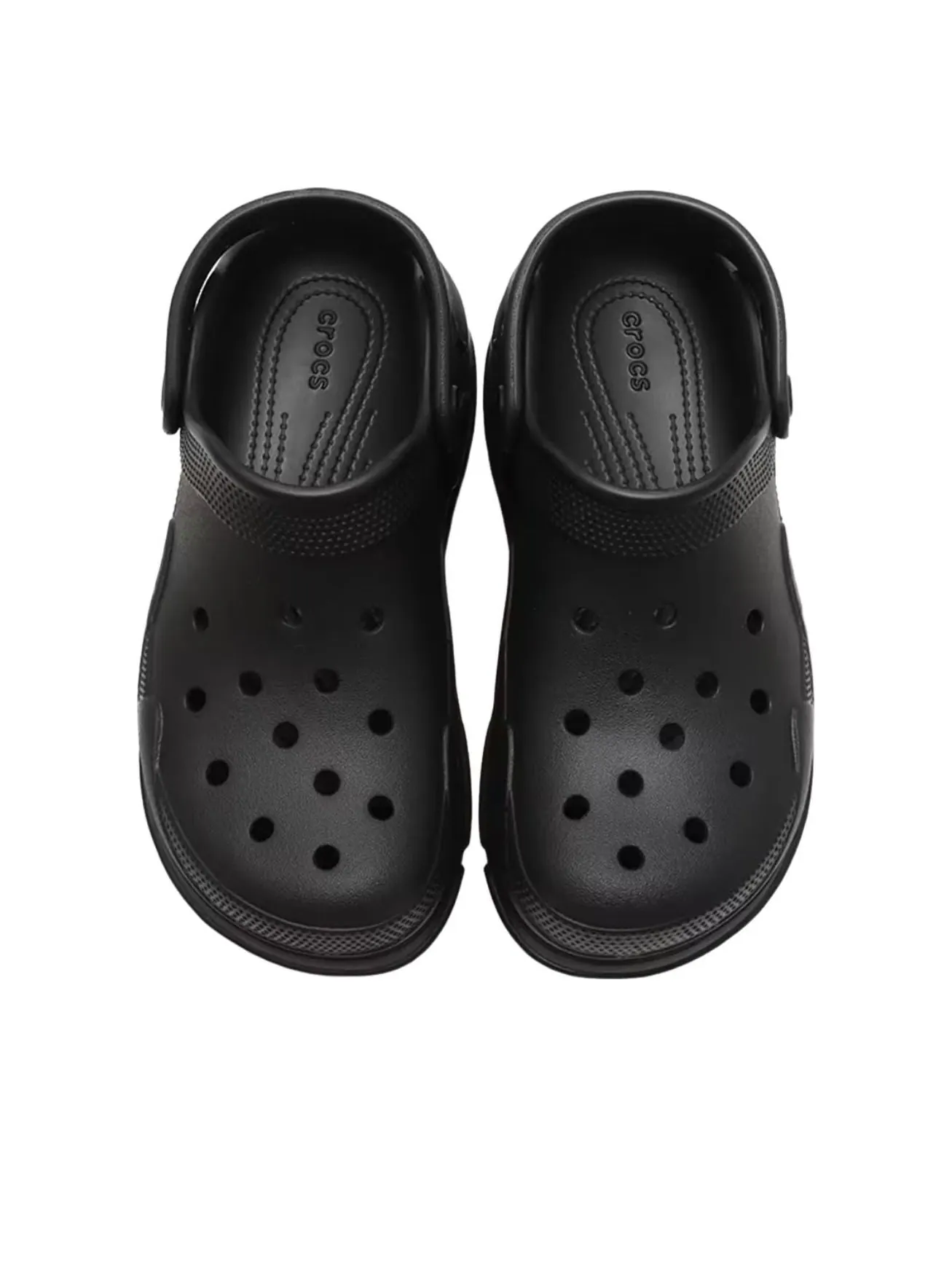 Crocs Bubble Crush Clog 'Triple Black' — изображение 4 из 6, черный
