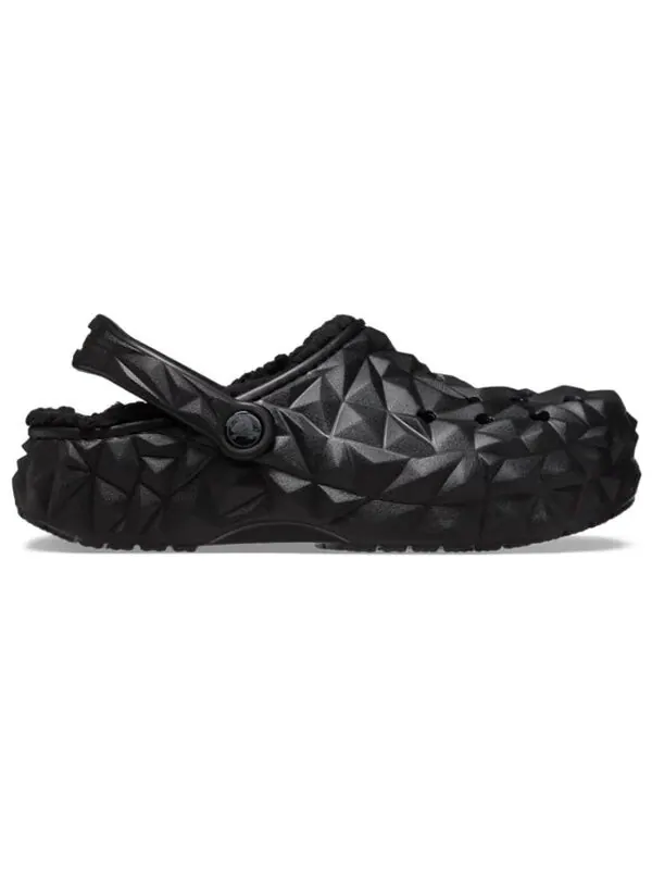Кроссовки classic clog lined geometric shoes 'black' Crocs — изображение 2 из 4, черный