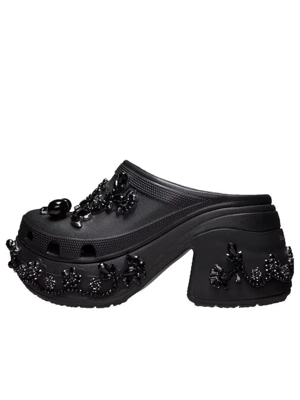 Сандалии x simone rocha siren clog 'black' Crocs — изображение 1 из 4, черный