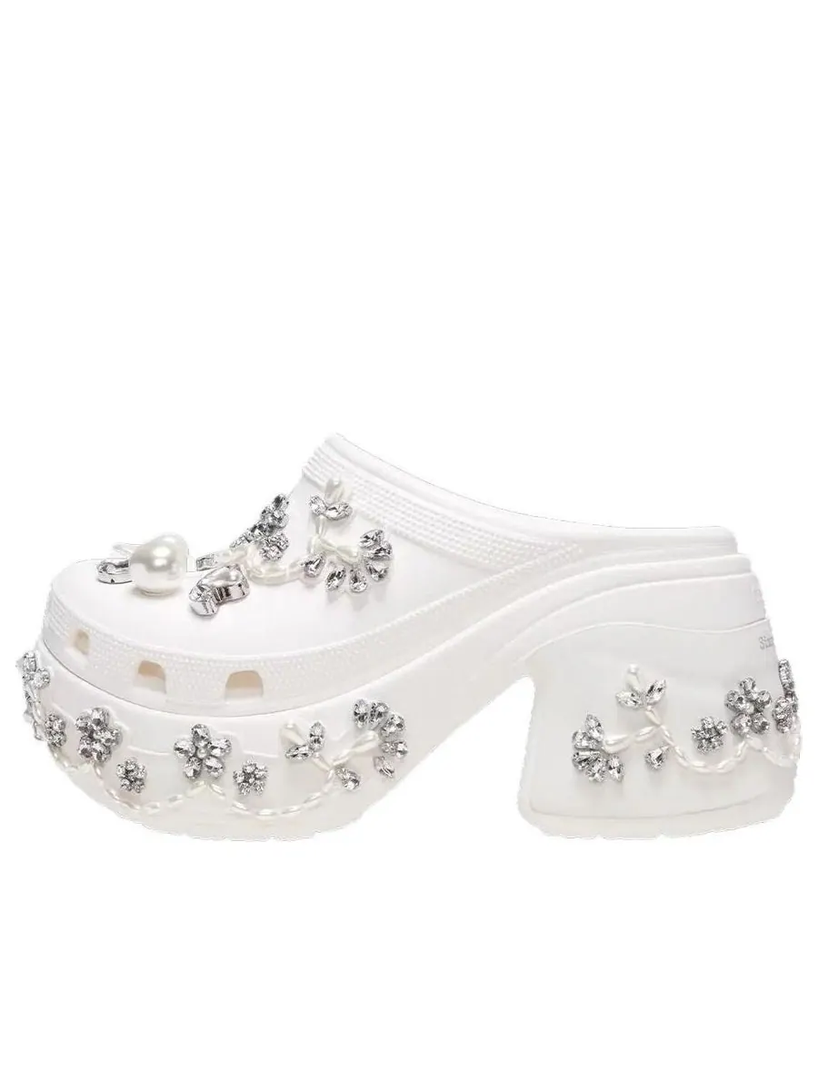 Сандалии Crocs x Simone Rocha Siren Clog 'White' — изображение 1 из 6, белый