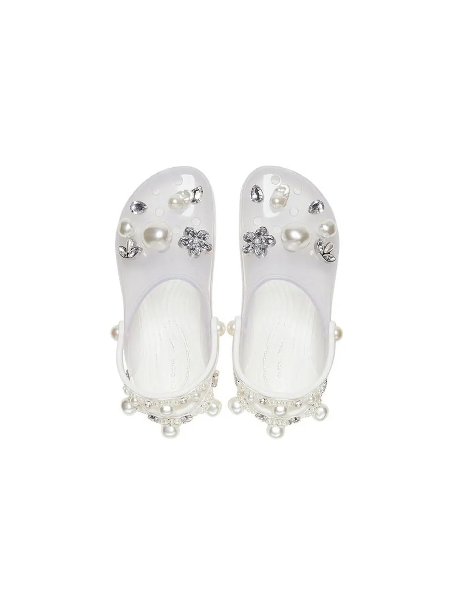 Сандалии Crocs x Simone Rocha Classic Clog 'Translucent' — изображение 5 из 7, бежевый