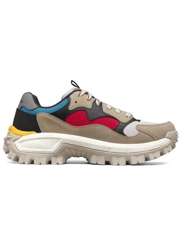 Кроссовки trekson low-top brown/red/blue Skechers — изображение 2 из 4, коричневый/красный/синий
