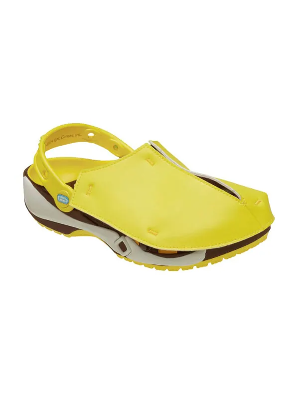 Сандалии classic clog 'fortnite peely' Crocs — изображение 2 из 4, коричневый/бежевый