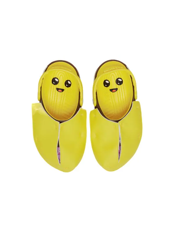 Сандалии classic clog 'fortnite peely' Crocs — изображение 3 из 4, коричневый/бежевый