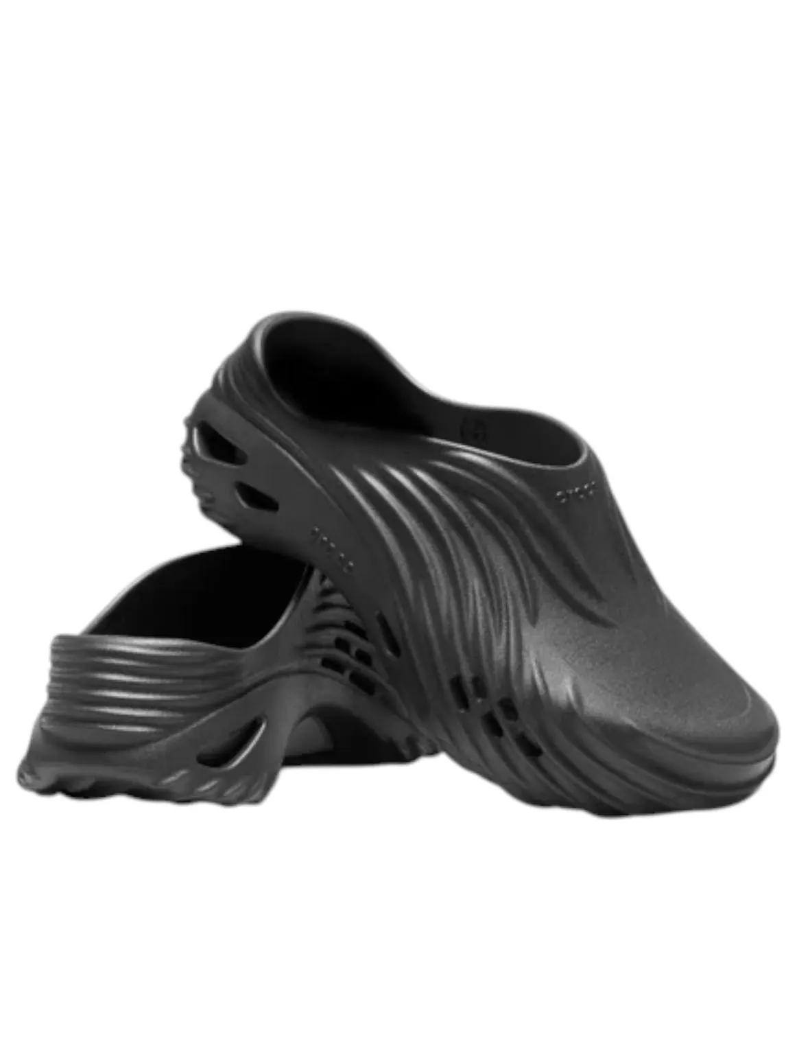 Crocs Echo Wave 'Black' — изображение 3 из 4, черный