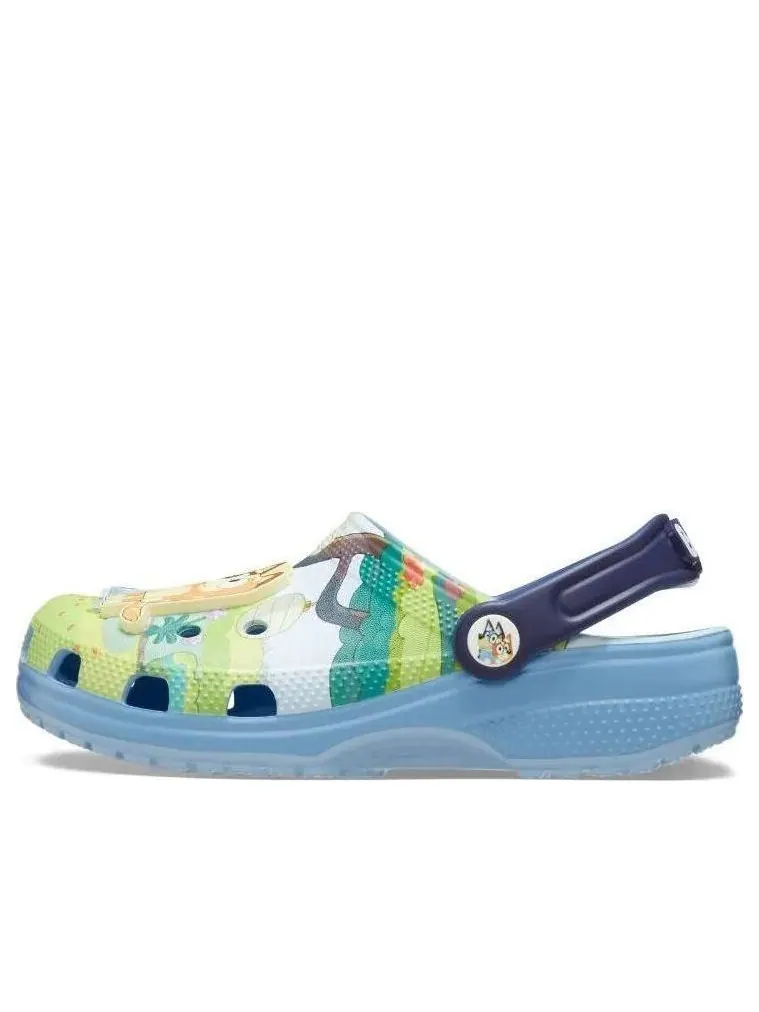(TD) Классические сабо Crocs 'Bluey' — изображение 1 из 6, синий/мульти
