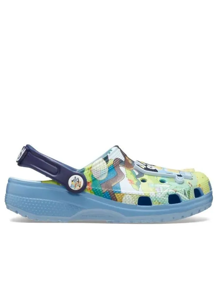(TD) Классические сабо Crocs 'Bluey' — изображение 6 из 6, синий/мульти