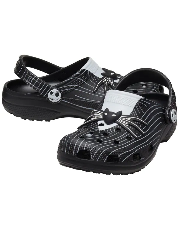 Кроссовки clog 'nightmare before christmas classic' Crocs — изображение 3 из 4, черный/мульти