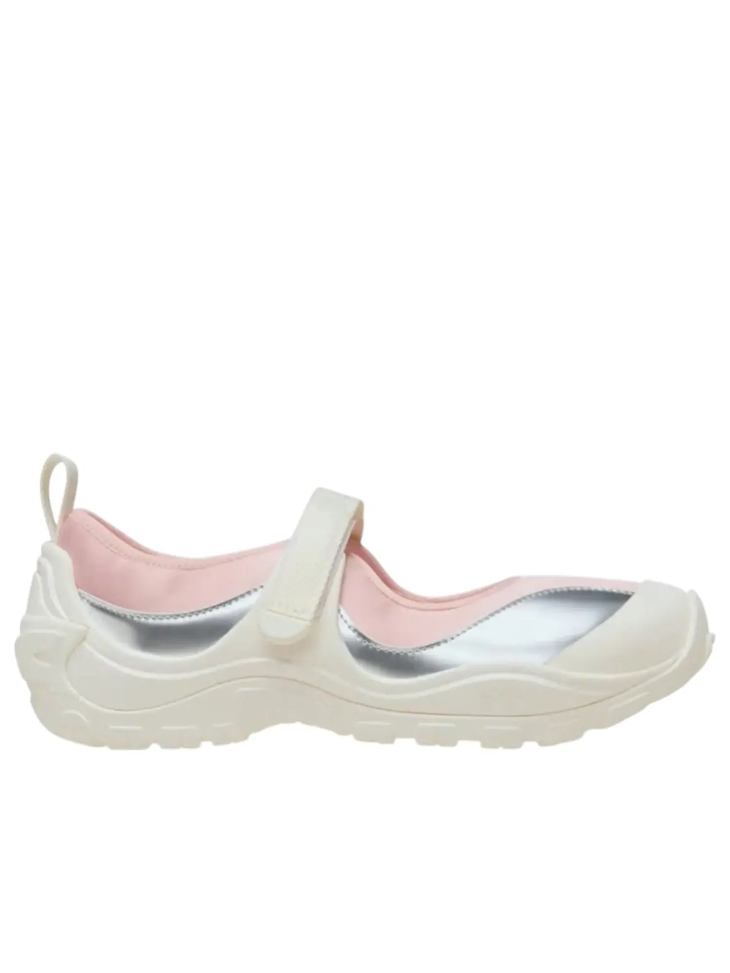 Кроссовки (WMNS) Crocs EXP Terre Ballet 'Silver Chalk' — изображение 1 из 4, серебряный
