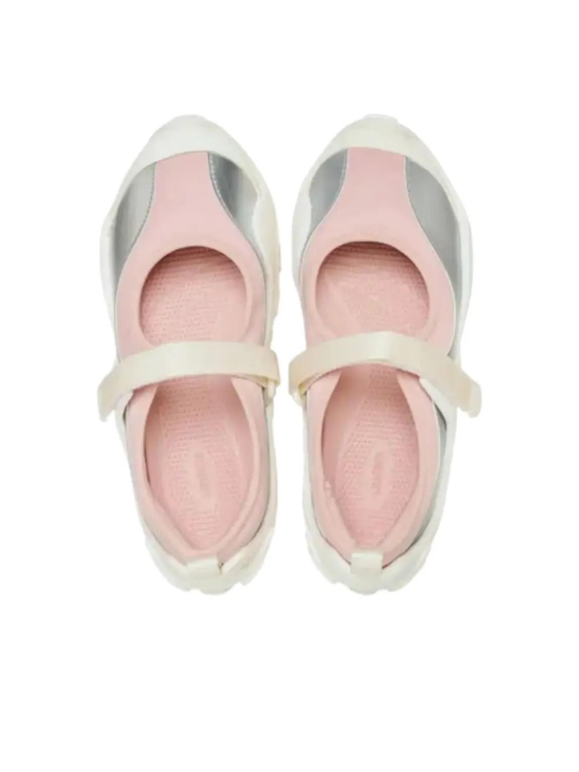 Кроссовки (WMNS) Crocs EXP Terre Ballet 'Silver Chalk' — изображение 3 из 4, серебряный
