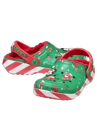 (GS) Классические сабо Crocs на подкладке «Disney Mickey Mouse Holiday» — изображение 2 из 5, мульти