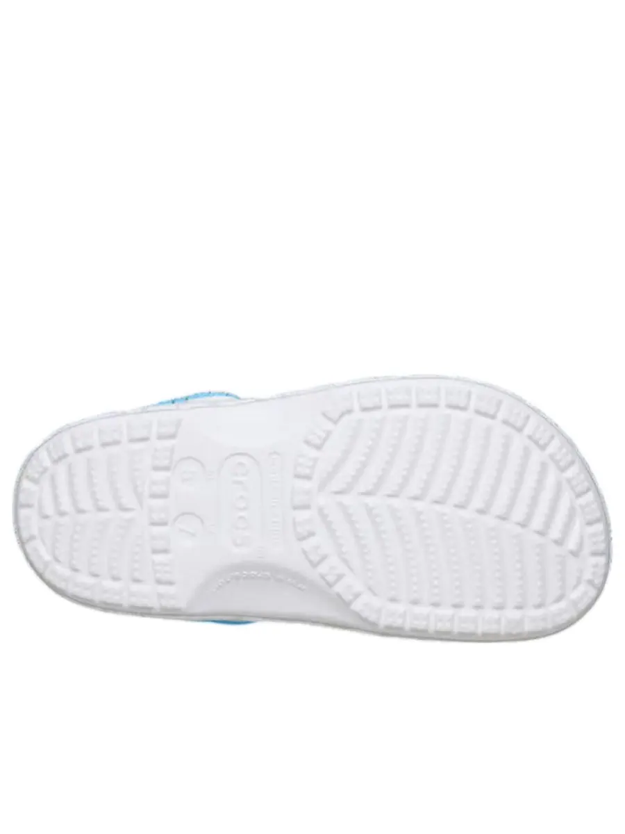 Сандалии (GS) Crocs x The Smurfs Classic Clog 'Allover Print' — изображение 5 из 5, синий