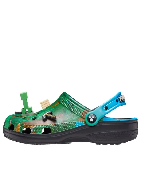 Сандалии x minecraft clog Crocs — изображение 1 из 4, зеленый