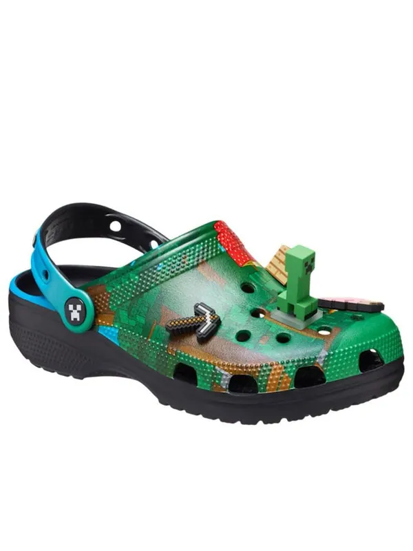 Сандалии x minecraft clog Crocs — изображение 2 из 4, зеленый