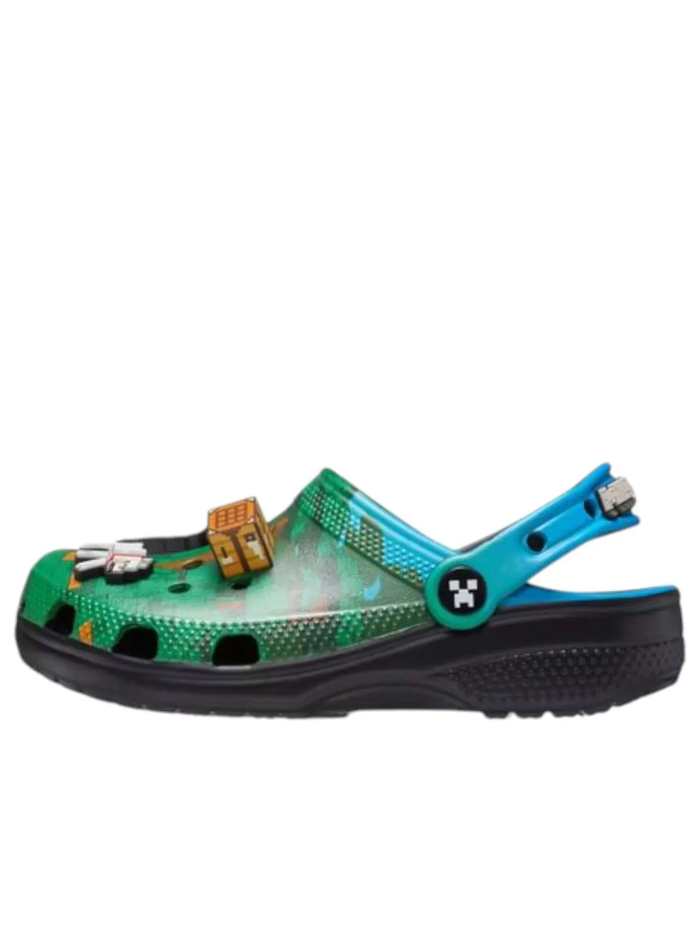 (GS) Crocs Classic Clog 'Minecraft Dark Forest' — изображение 1 из 6, зеленый