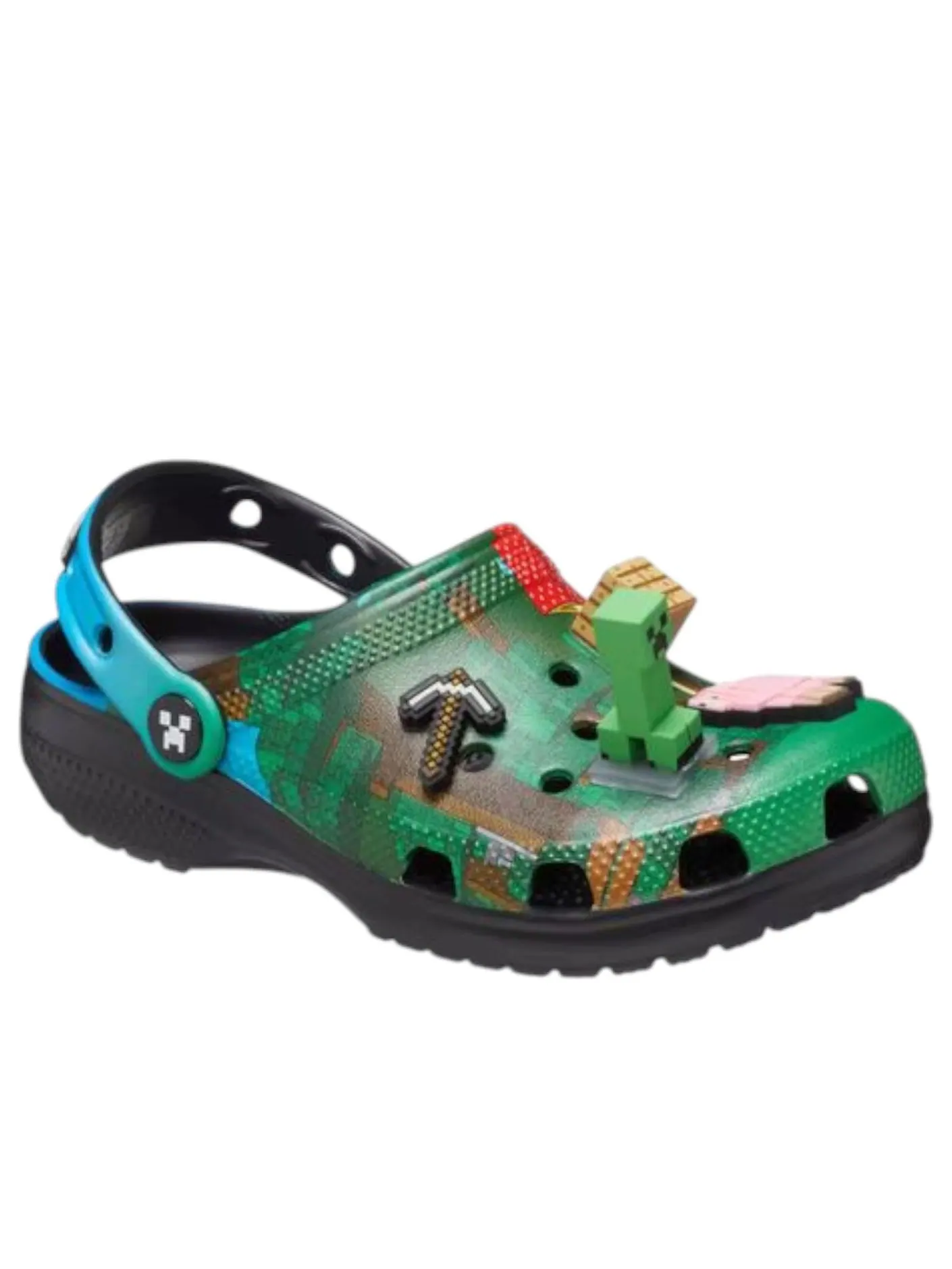 (GS) Crocs Classic Clog 'Minecraft Dark Forest' — изображение 5 из 6, зеленый