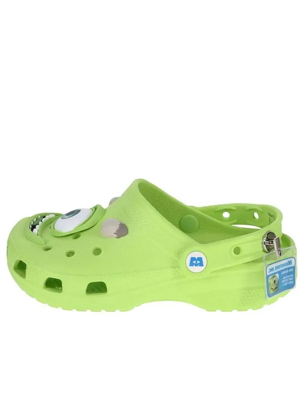 Сандалии x monsters inc. classic clog Crocs — изображение 1 из 4, зеленый