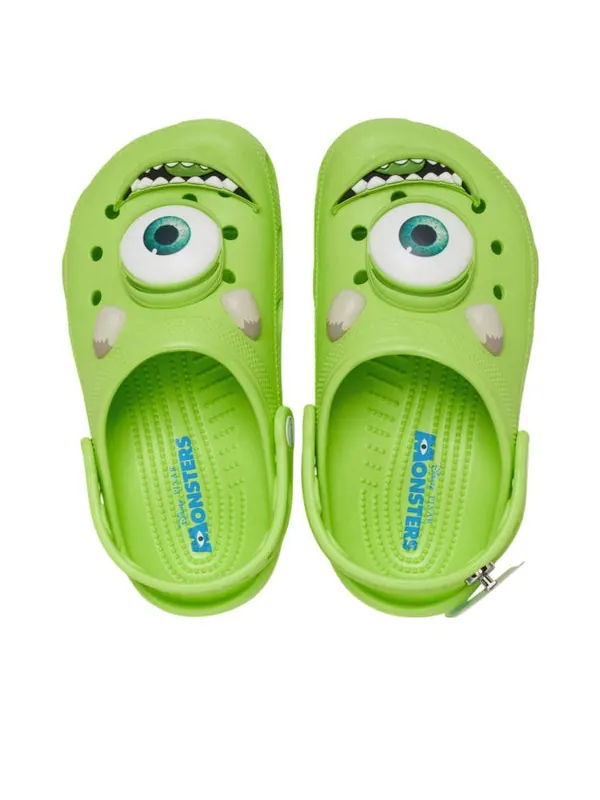 Сандалии x monsters inc. classic clog Crocs — изображение 4 из 4, зеленый