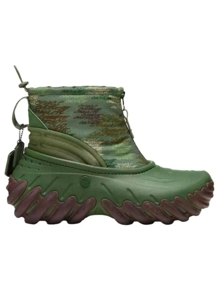 Кроссовки Crocs Echo Boot 'Futura Laboratories' — изображение 2 из 3, зеленый