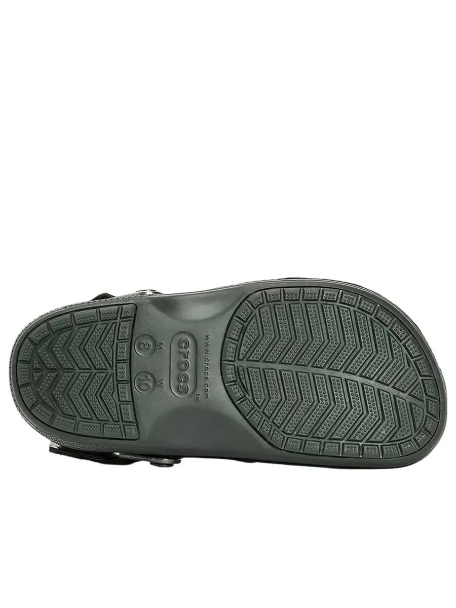 Сандалии Crocs x Barbour Clog 'Olive Plaid' — изображение 4 из 4, оливковый зеленый