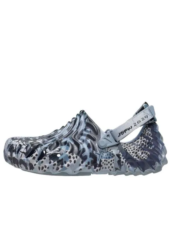 Сандалии x salehe bembury jonas wood pollex clog 'blue' Crocs — изображение 1 из 4, синий/серый/черный