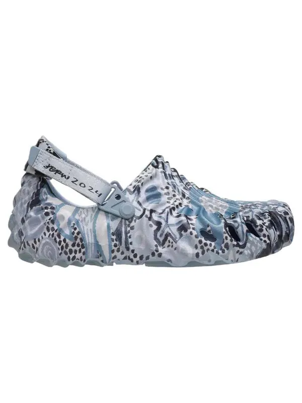 Сандалии x salehe bembury jonas wood pollex clog 'blue' Crocs — изображение 2 из 4, синий/серый/черный