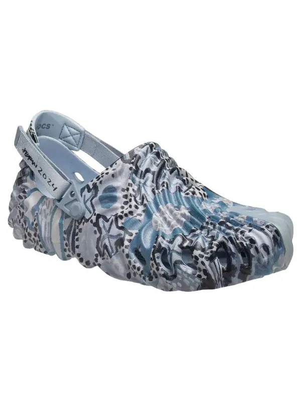 Сандалии x salehe bembury jonas wood pollex clog 'blue' Crocs — изображение 3 из 4, синий/серый/черный